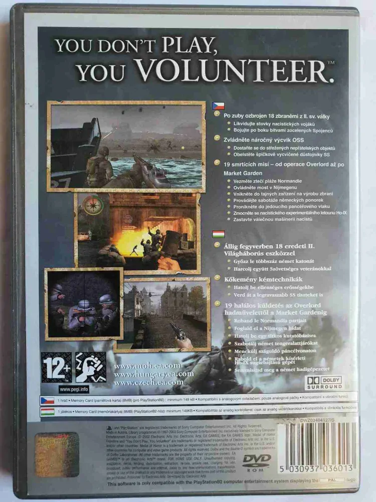 MEDAL OF HONOR FRONTLINE -EN-PLATINUM