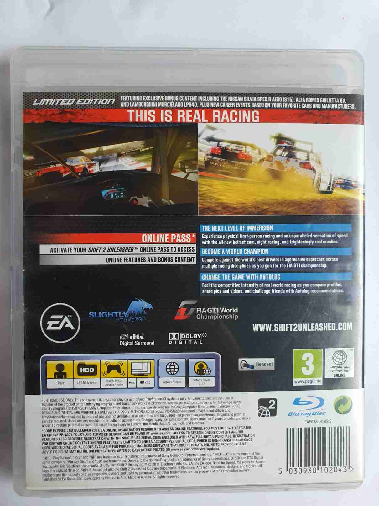 NEED FOR SPEED-SHIFT 2 UNLEASHED-LIMITED EDITION-EN-