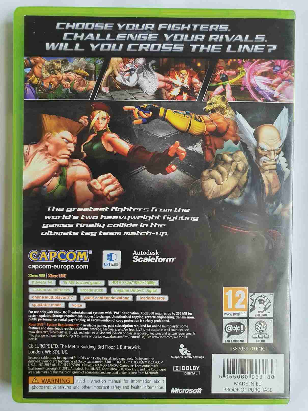 STREET FIGHTERX TEKKEN -EN-
