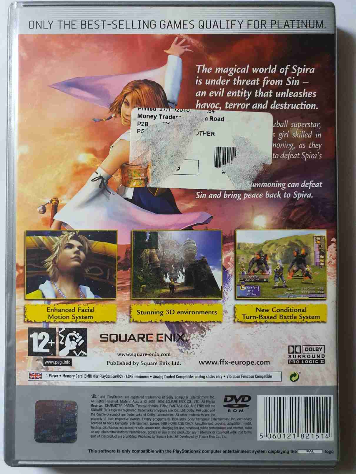 FINAL FANTASY X-EN-PLATINUM