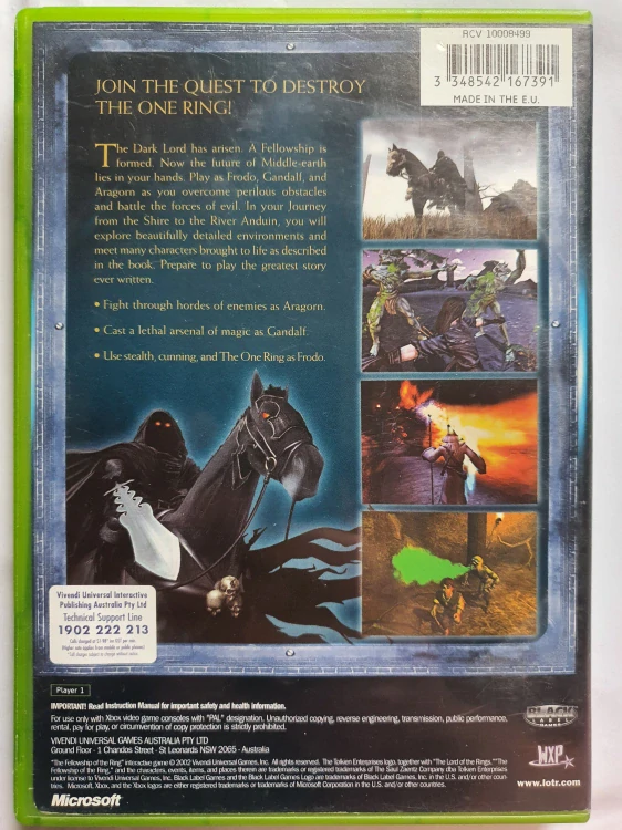 LORD OF THE RINGS THE FELLOWSHIP OF THE RING-EN-