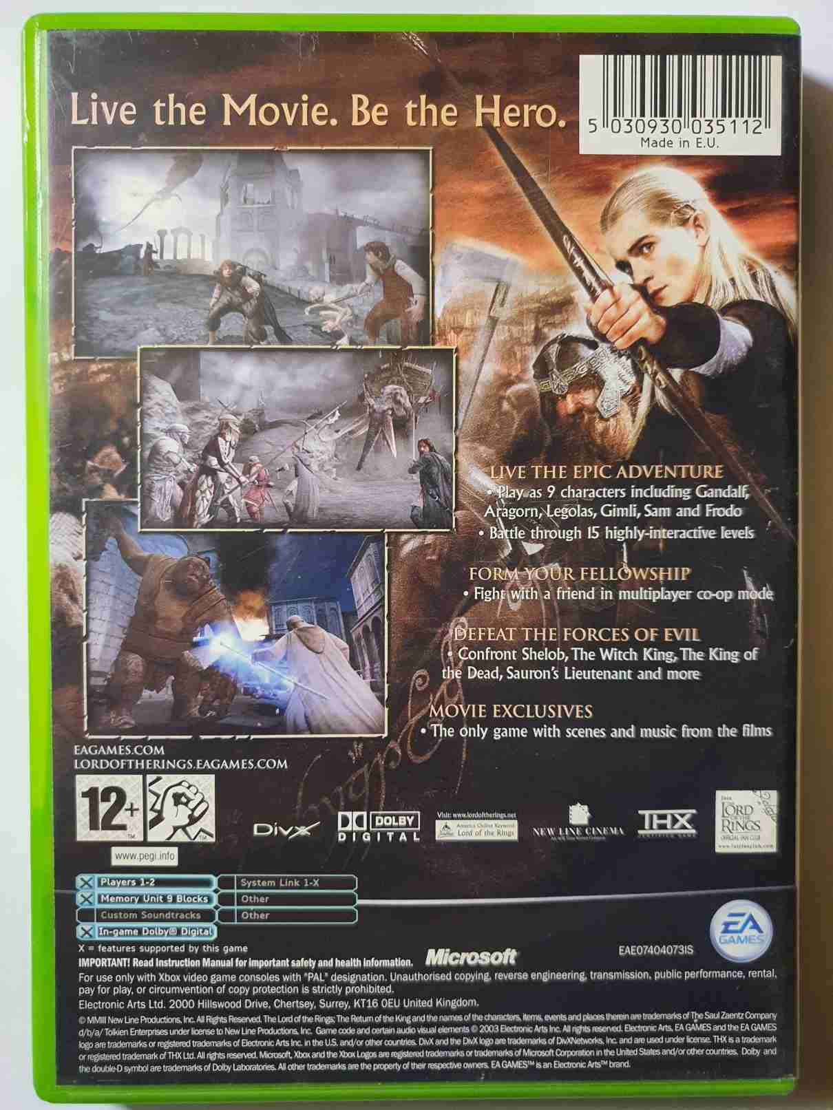 THE LORD OF THE RINGS THE RETURN OF THE KING-EN-