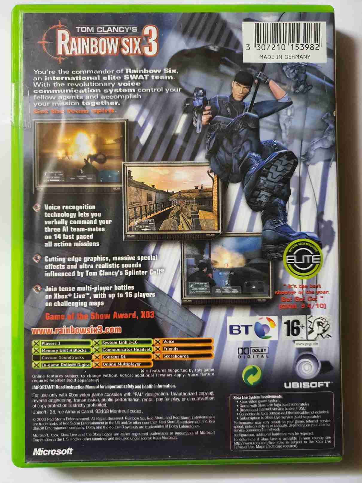 TOM CLANCY,S RAINBOW SIX 3-EN-