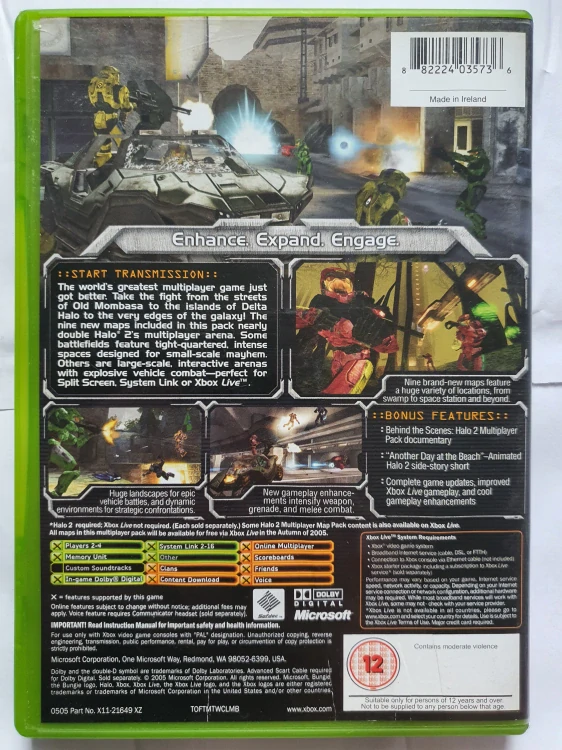 HALO 2 MULTIPLAYER MAP PACK-EN-