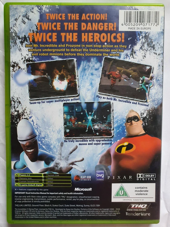 THE INCREDIBLES RISE OF THE UNDERMINER -EN-
