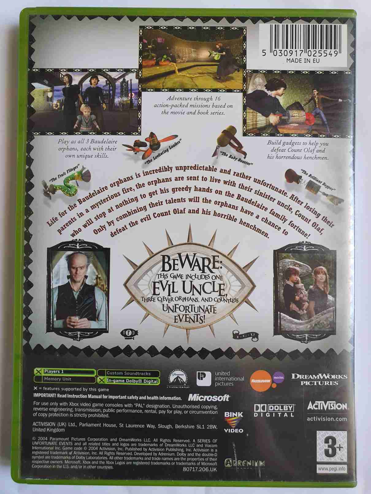 LEMONY SNICKET,S A SERIES OF UNFORTUNATE EVENTS-EN-