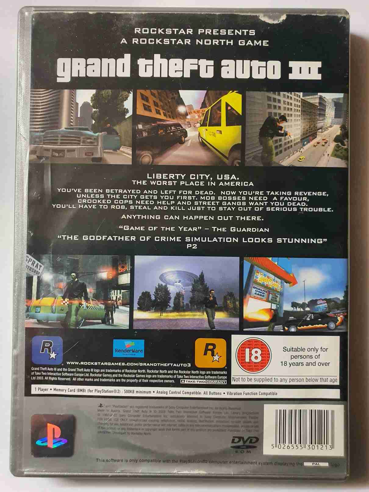 GRAND THEFT AUTO 3-EN-PLATINUM-