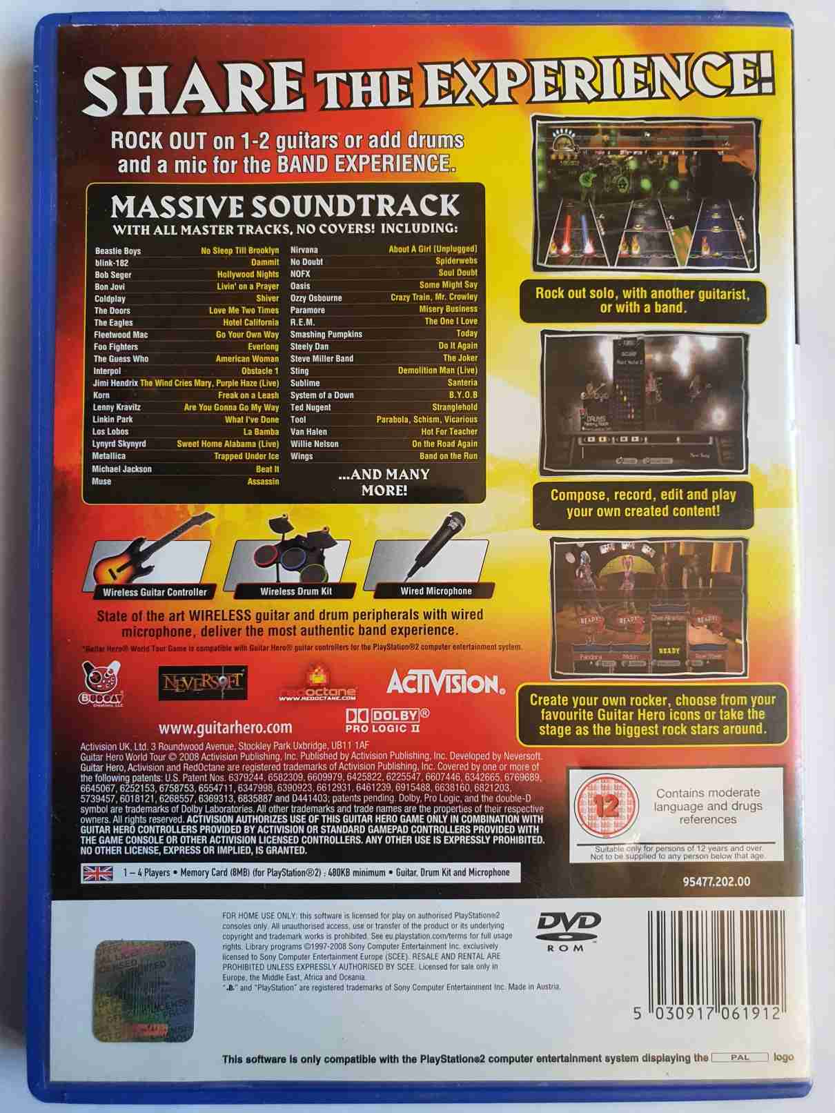 GUITAR HERO WORLD TOUR-EN-
