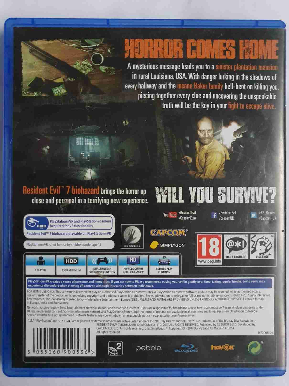 RESIDENT EVIL VII BIOHAZARD-EN-