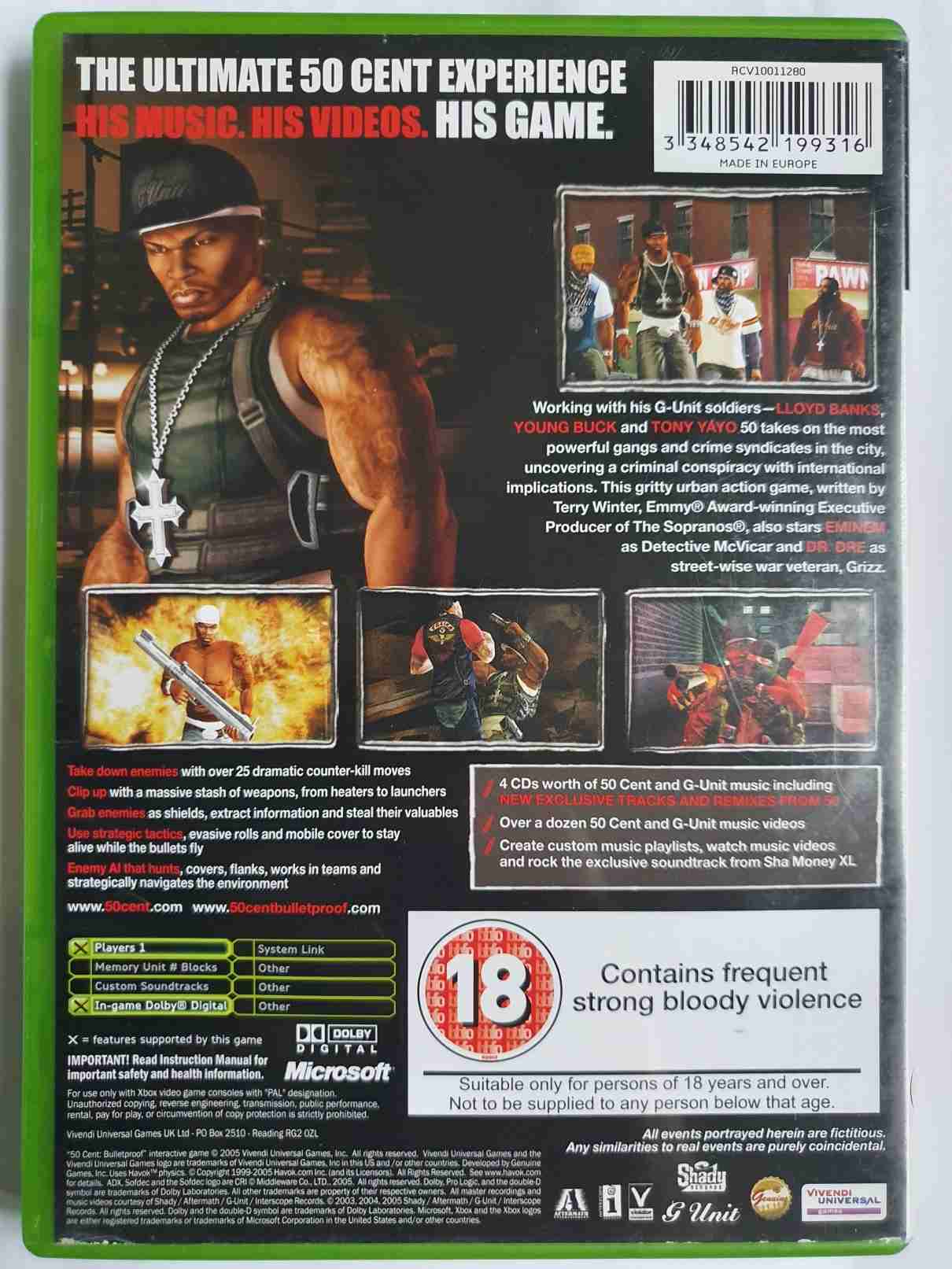 50 CENT BULLETPROOF-EN-