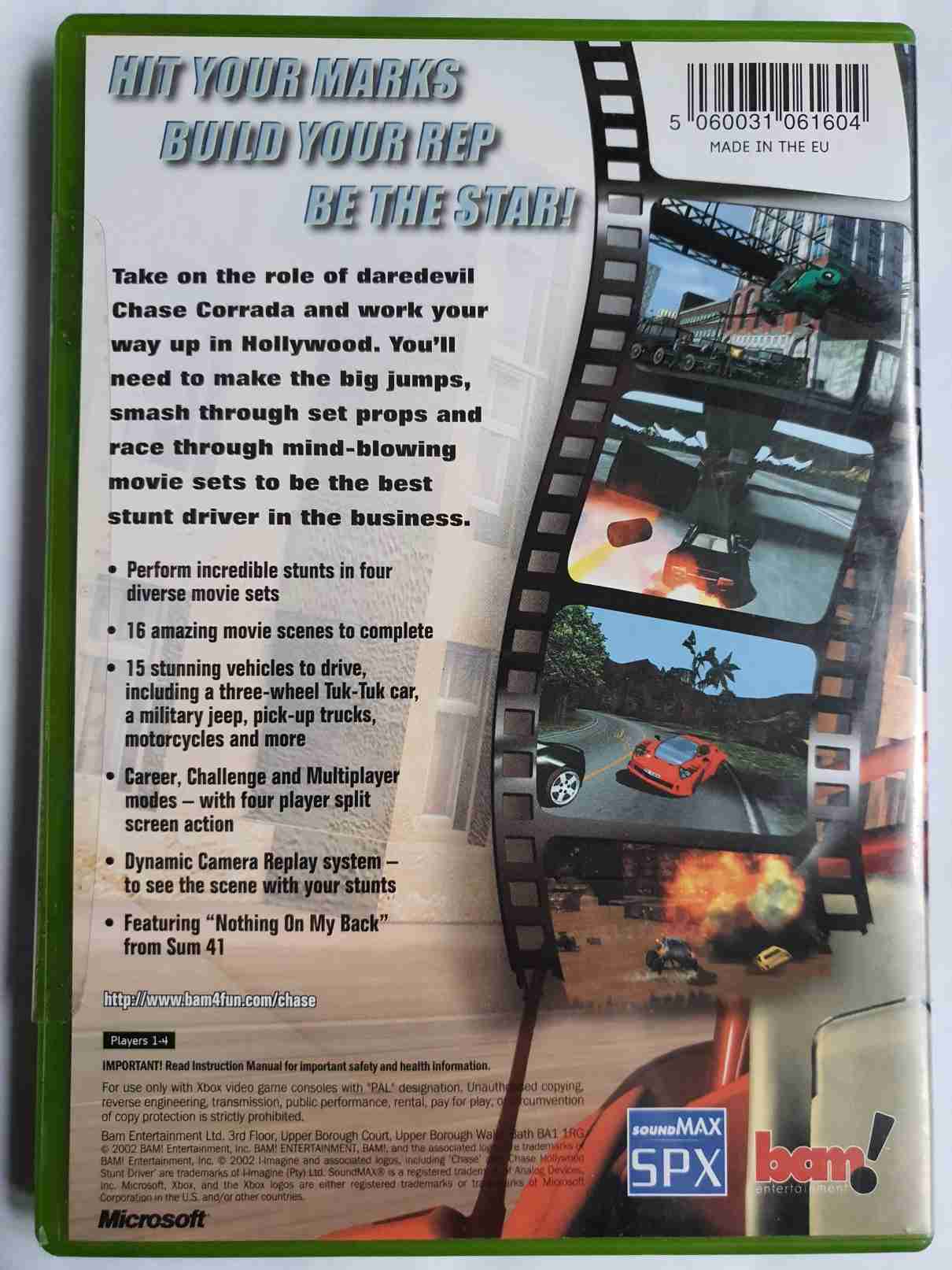 CHASE HOLLYWOOD STUNT DRIVE-EN-