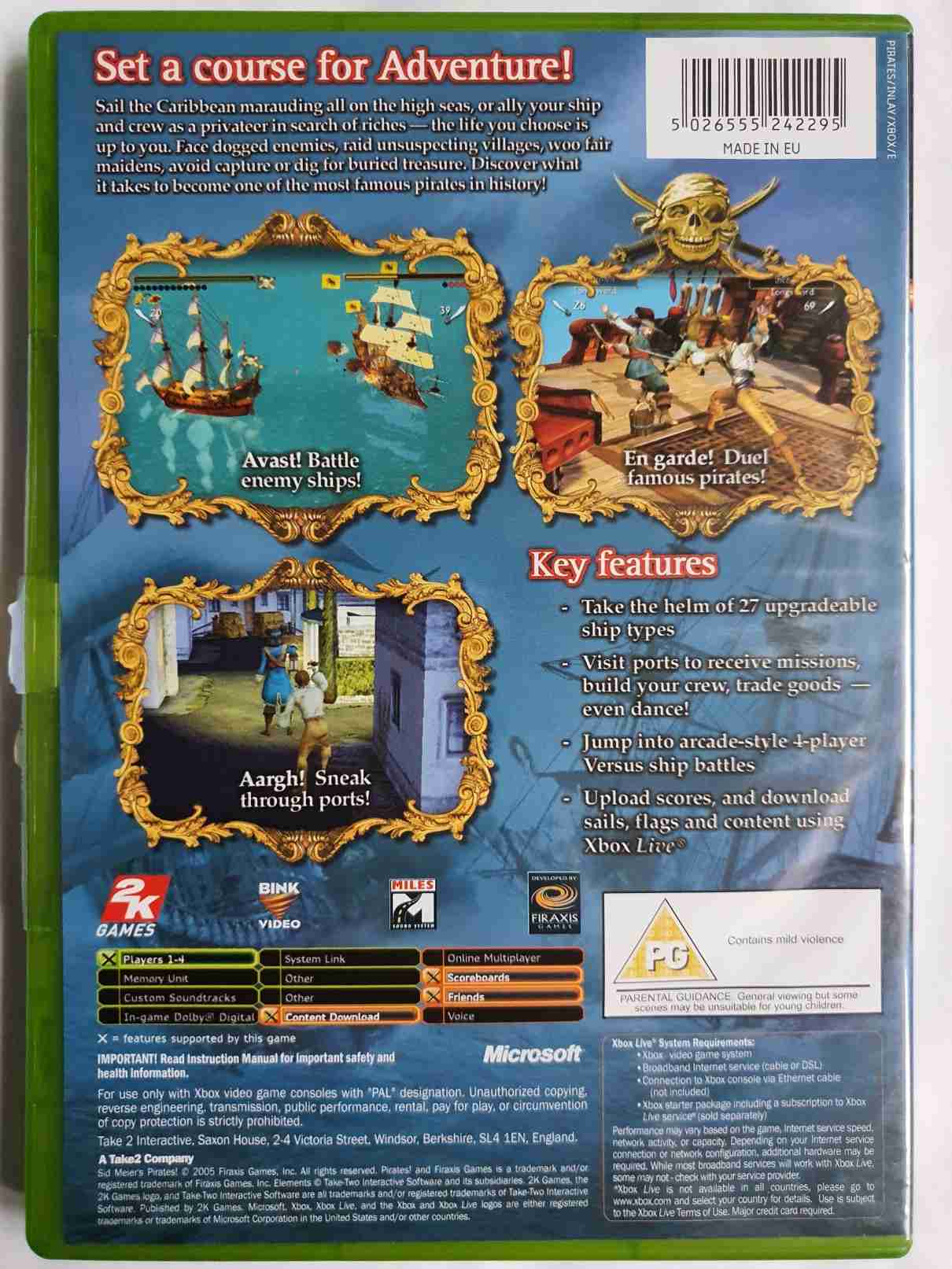 SID MEIER'S PIRATES LIVE THE LIFE-EN-