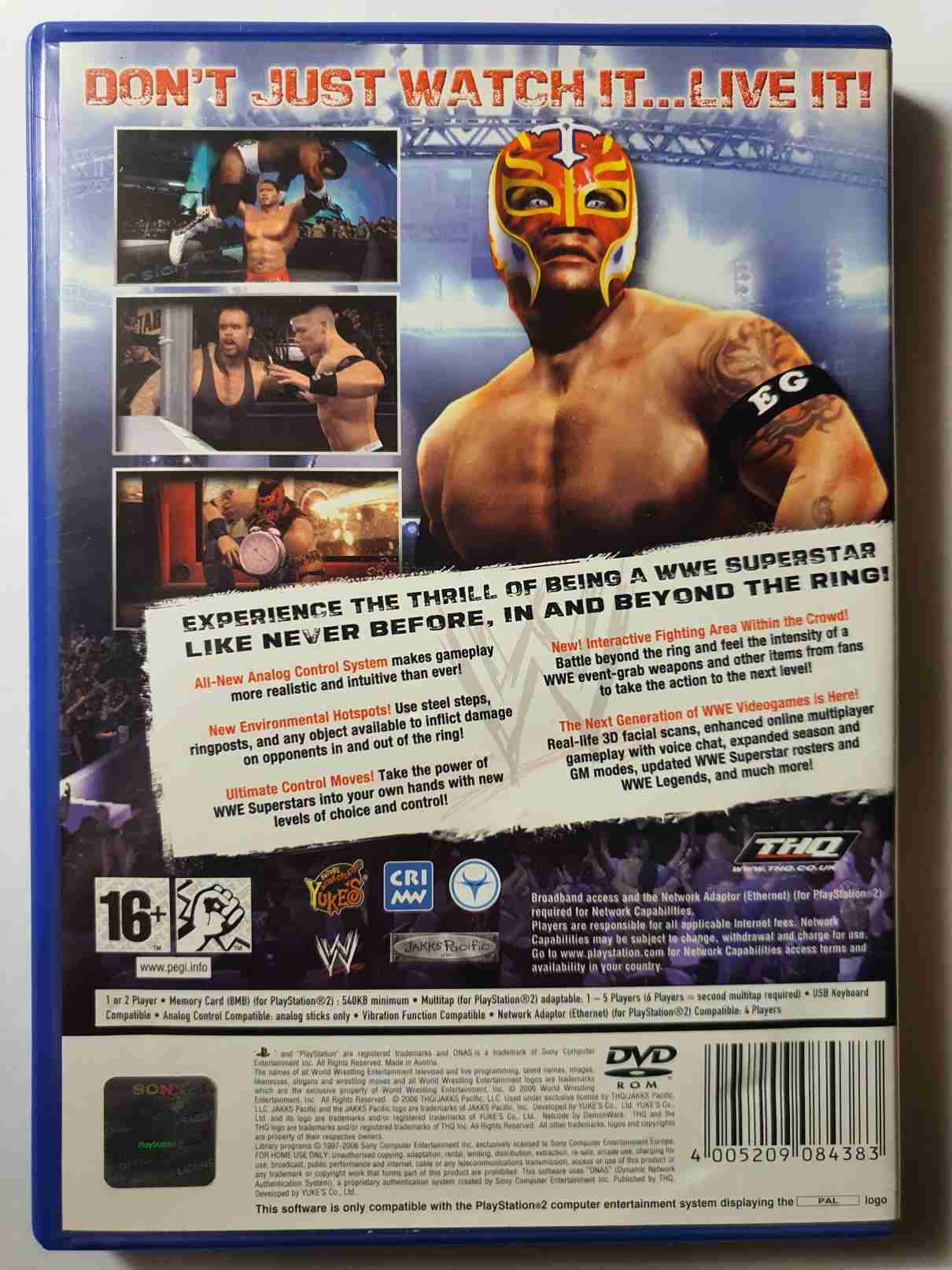 SMACK DOWN VS RAW 2007-EN-