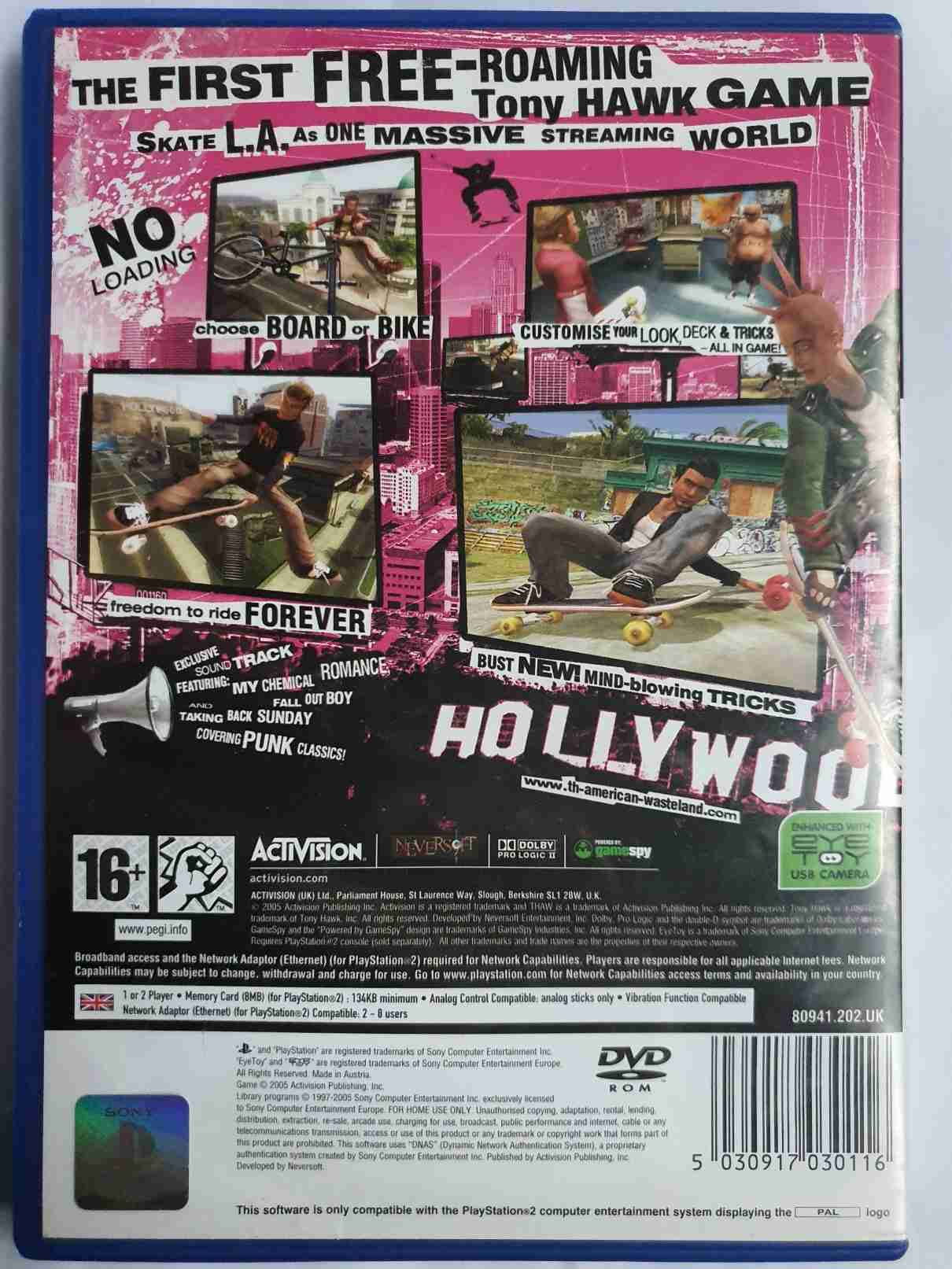 TONY HAWK,S AMERICAN WASTELAND-EN-