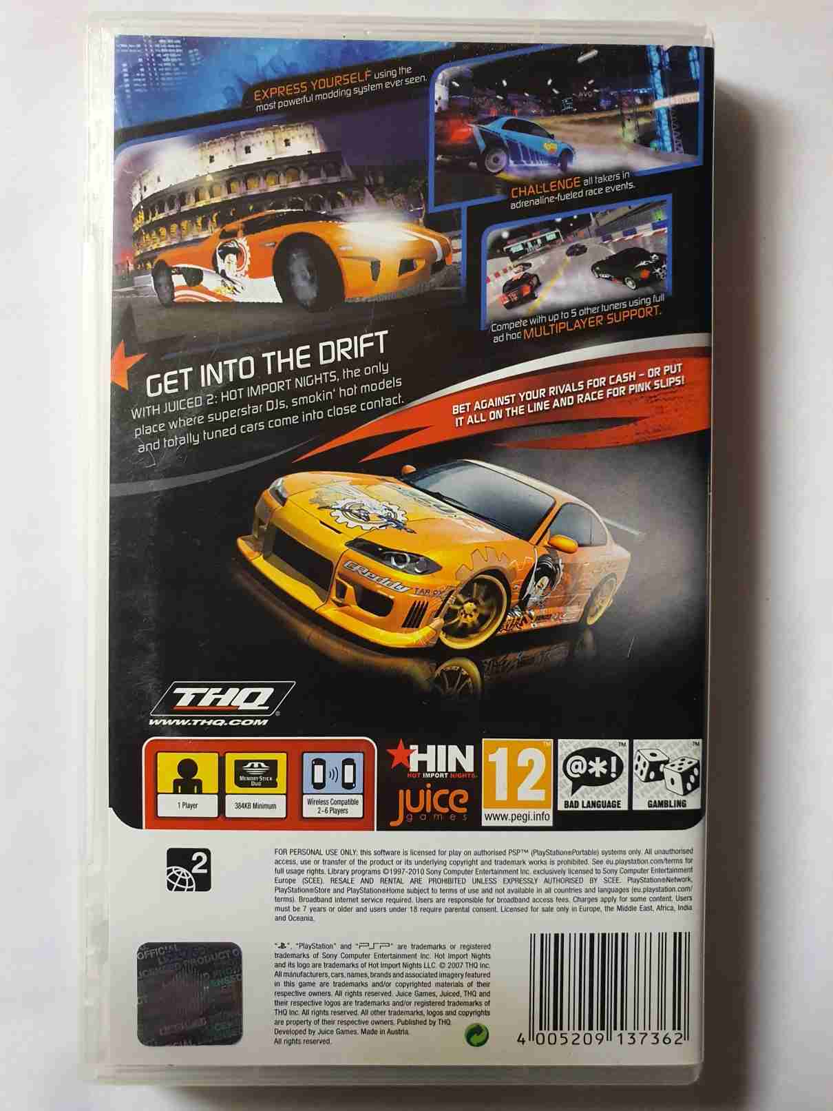 JUICED 2- HOT IMPORT NIGHTS -EN-ESSENTIALS-