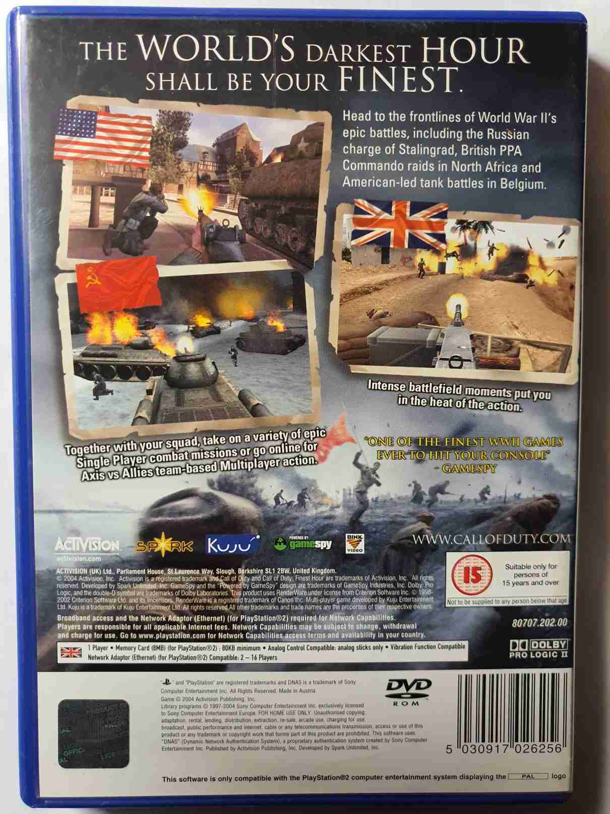 CALL OF DUTY FINEST HOUR-EN-