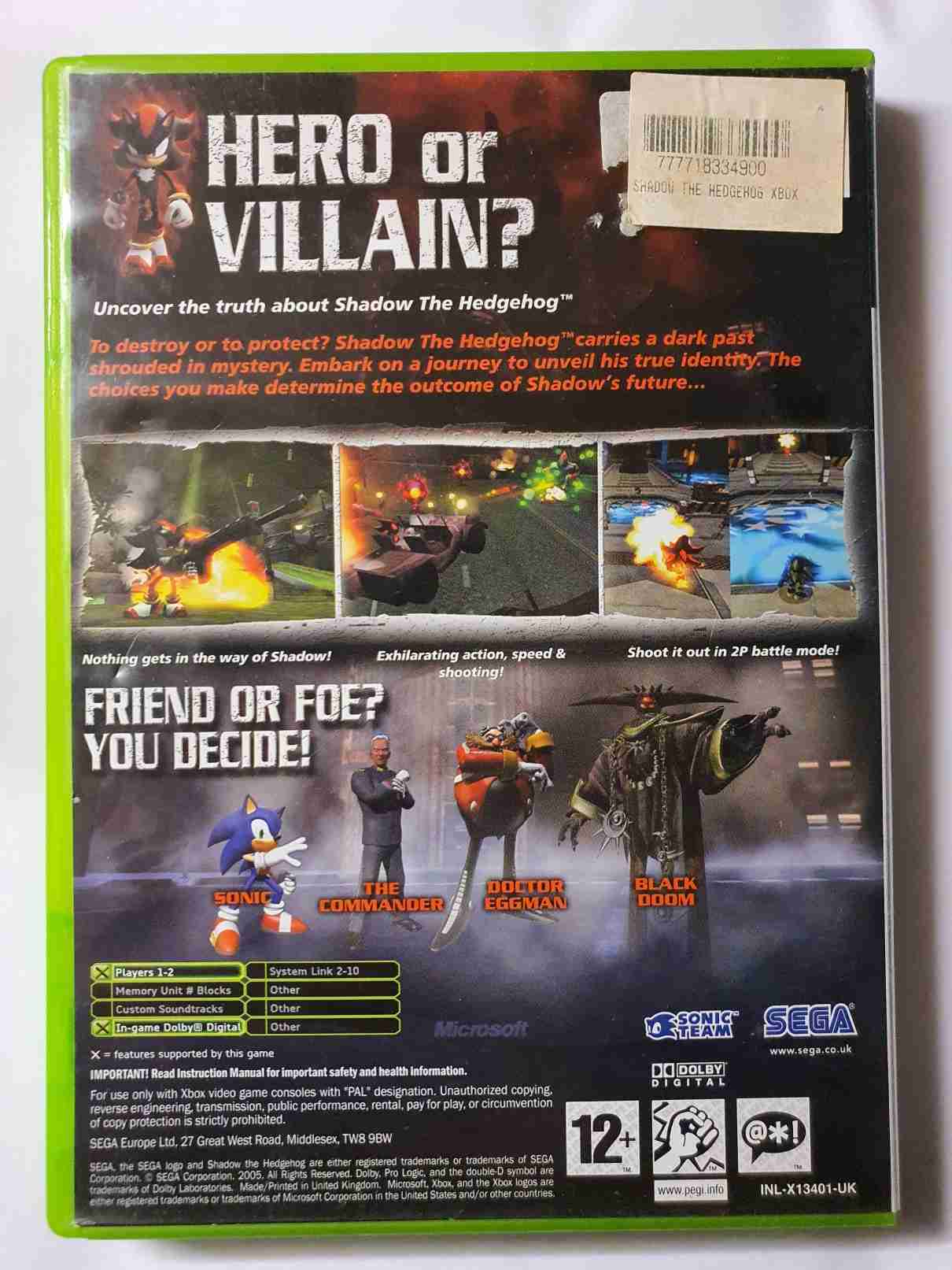 SHADOW THE HEDGEHOG-EN-