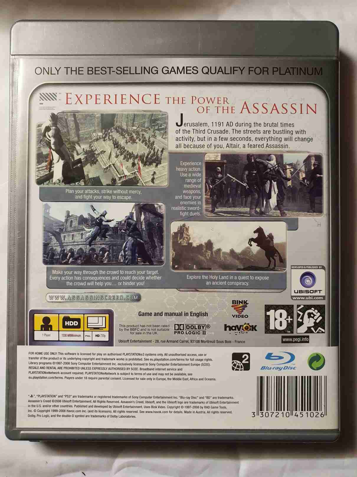 ASSASSIN,S CREED -EN-PLATINUM