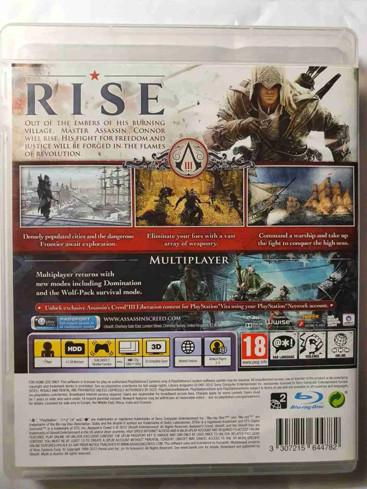 ASSASSIN,S CREED 3 -EN-