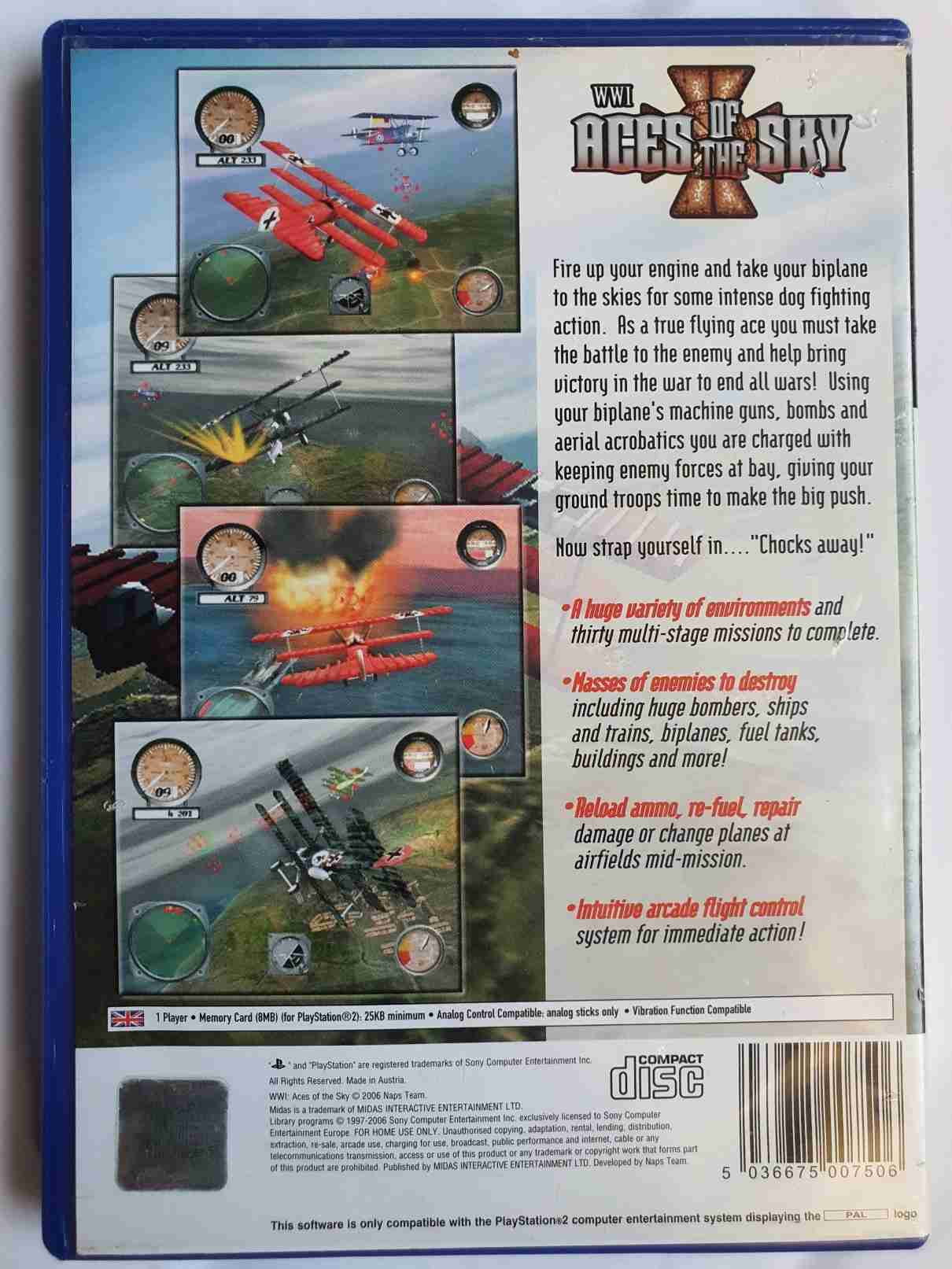 WWI- ACES OF THE SKY-EN-