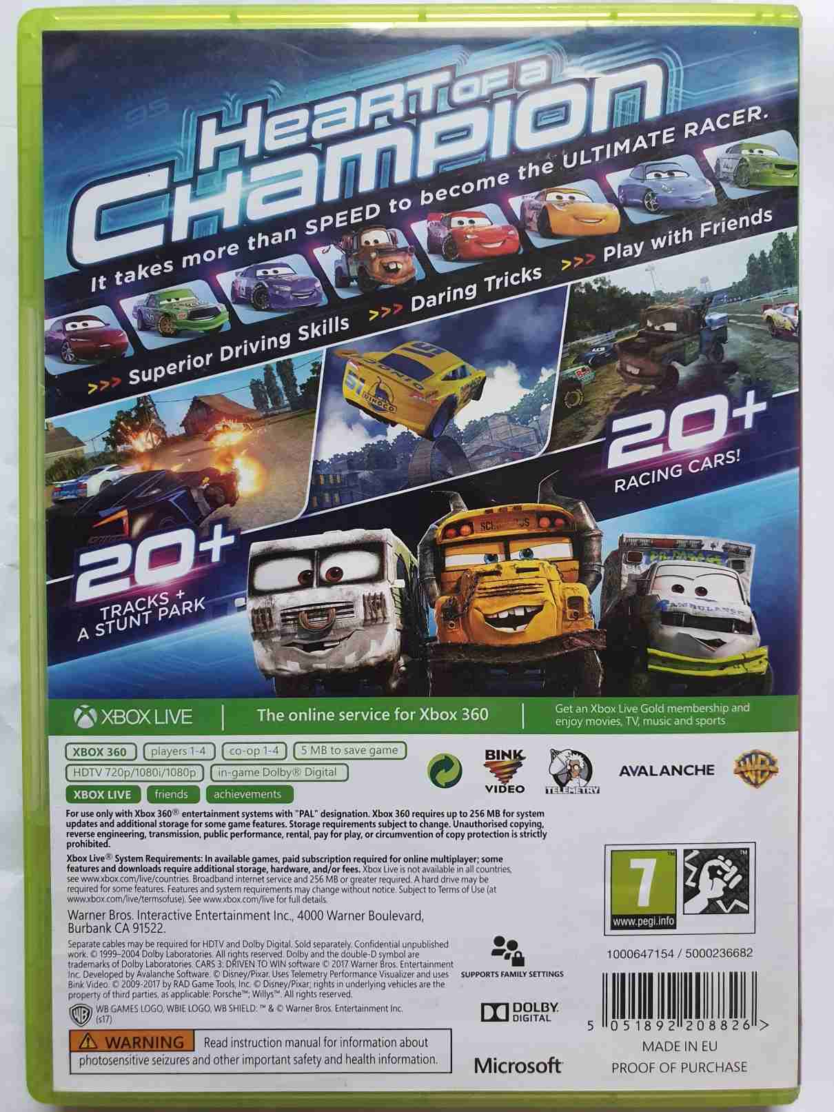 CARS 3 - DRIVEN TO WIN -EN-