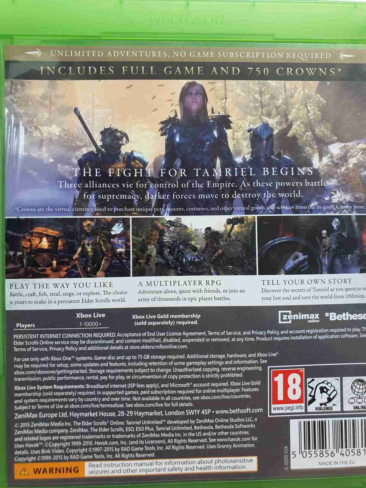 THE ELDER SCROLLS ONLNE -EN-