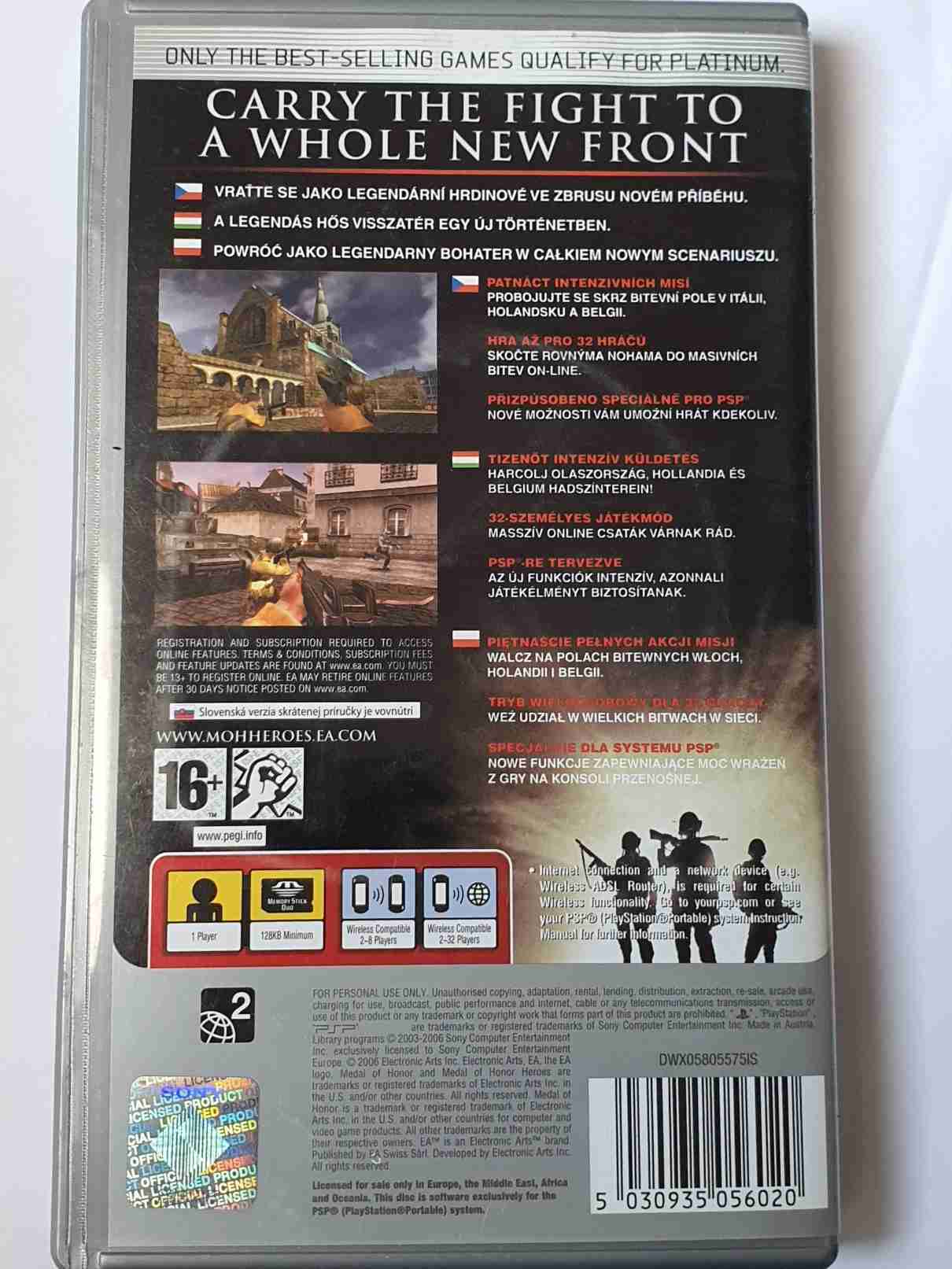 MEDAL OF HONOR HEROES -EN- PLATINUM