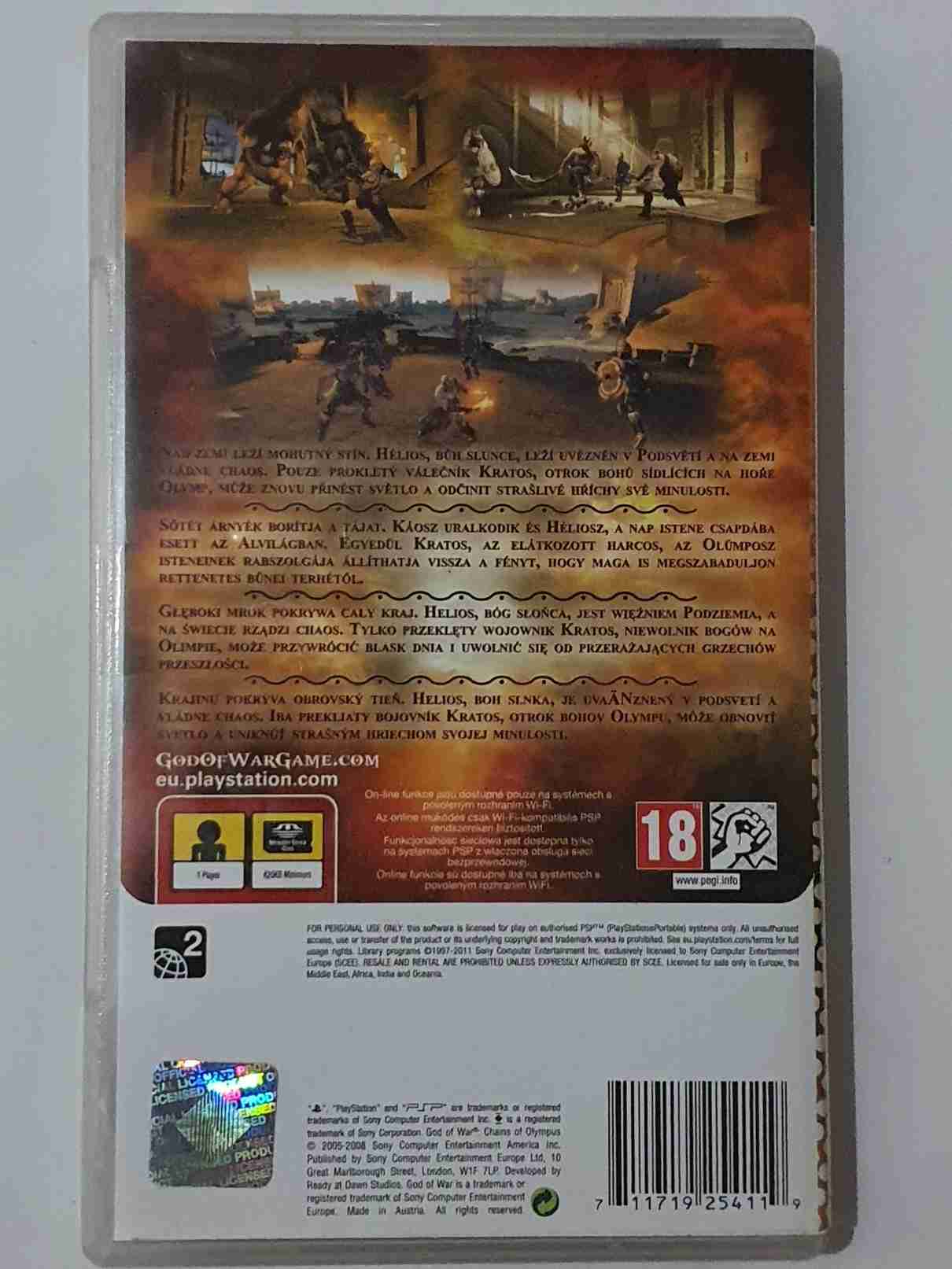 GOD OF WAR CHAINS OF OLYMPUS-EN-ESSENTIALS