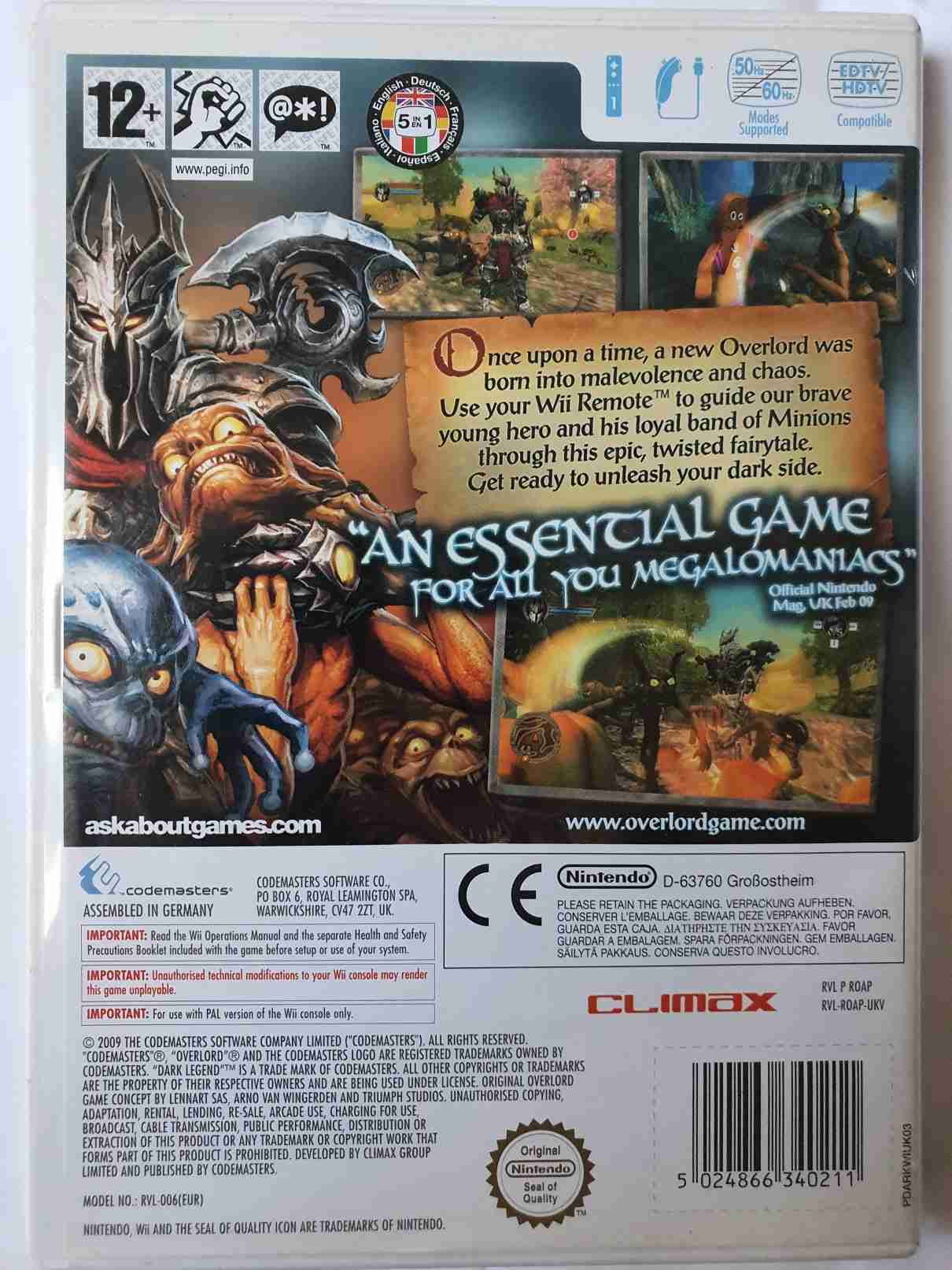 OVERLORD DARK LEGEND -EN-