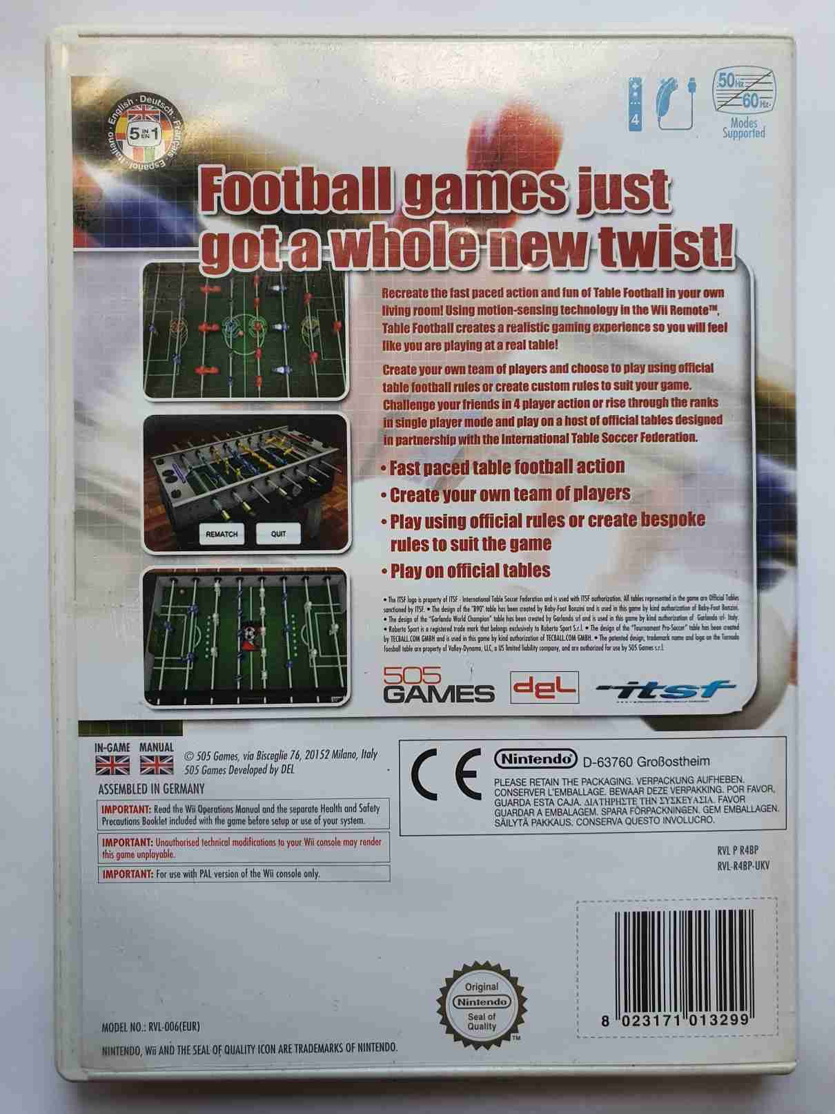 TABLE FOOTBALL -EN-