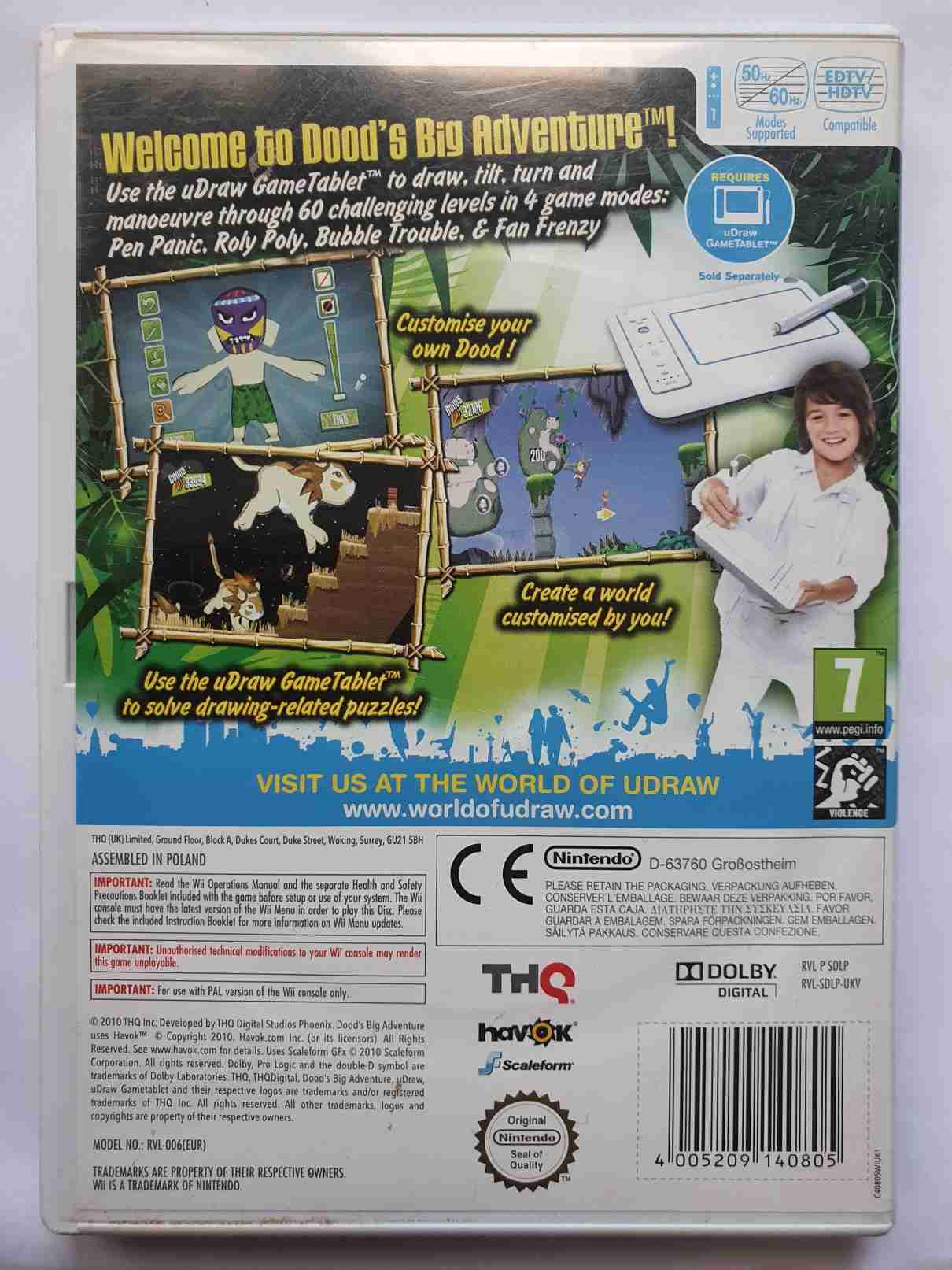 UDRAW DOOD,S BIG ADVENTURE -EN-