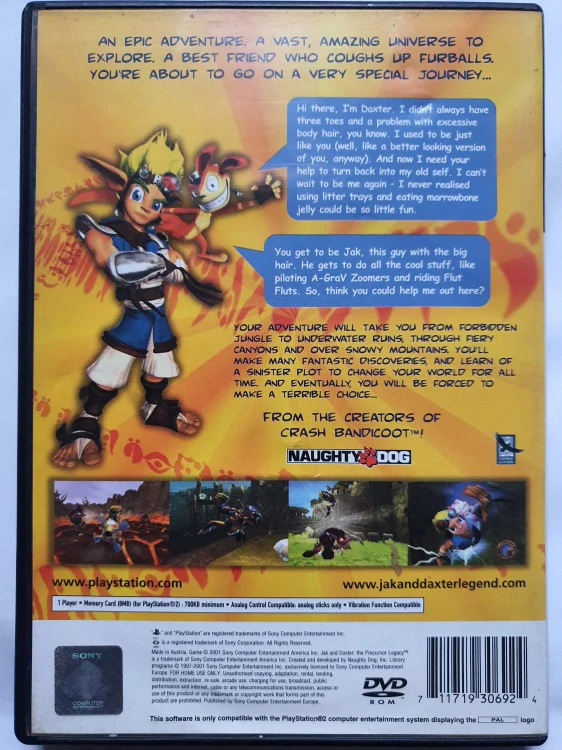 JAK AND DAXTER THE PRECURSOR LEGACY -EN-