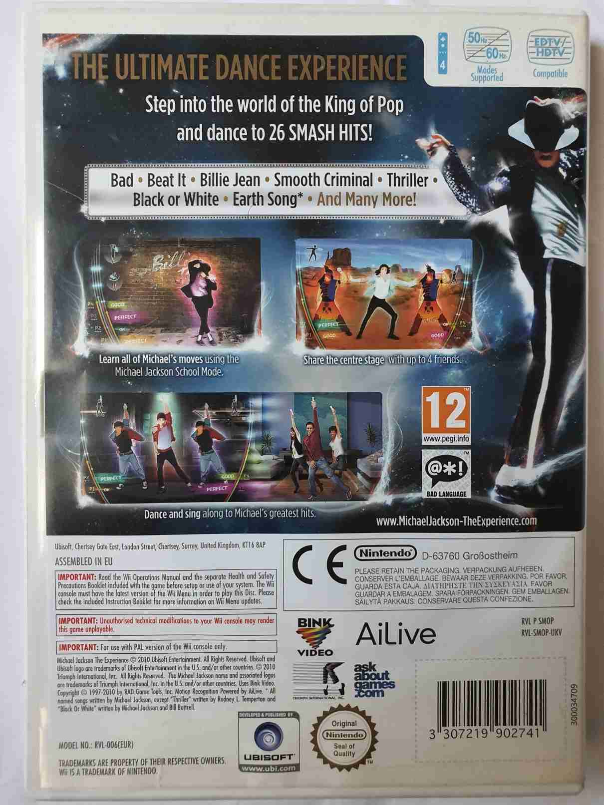 MICHAEL JACKSON THE EXPERIENCE -EN-