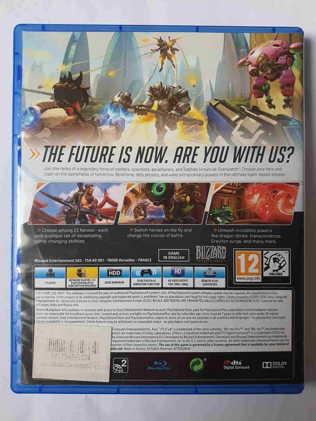 OVERWATCH ORIGIN EDITION -EN-