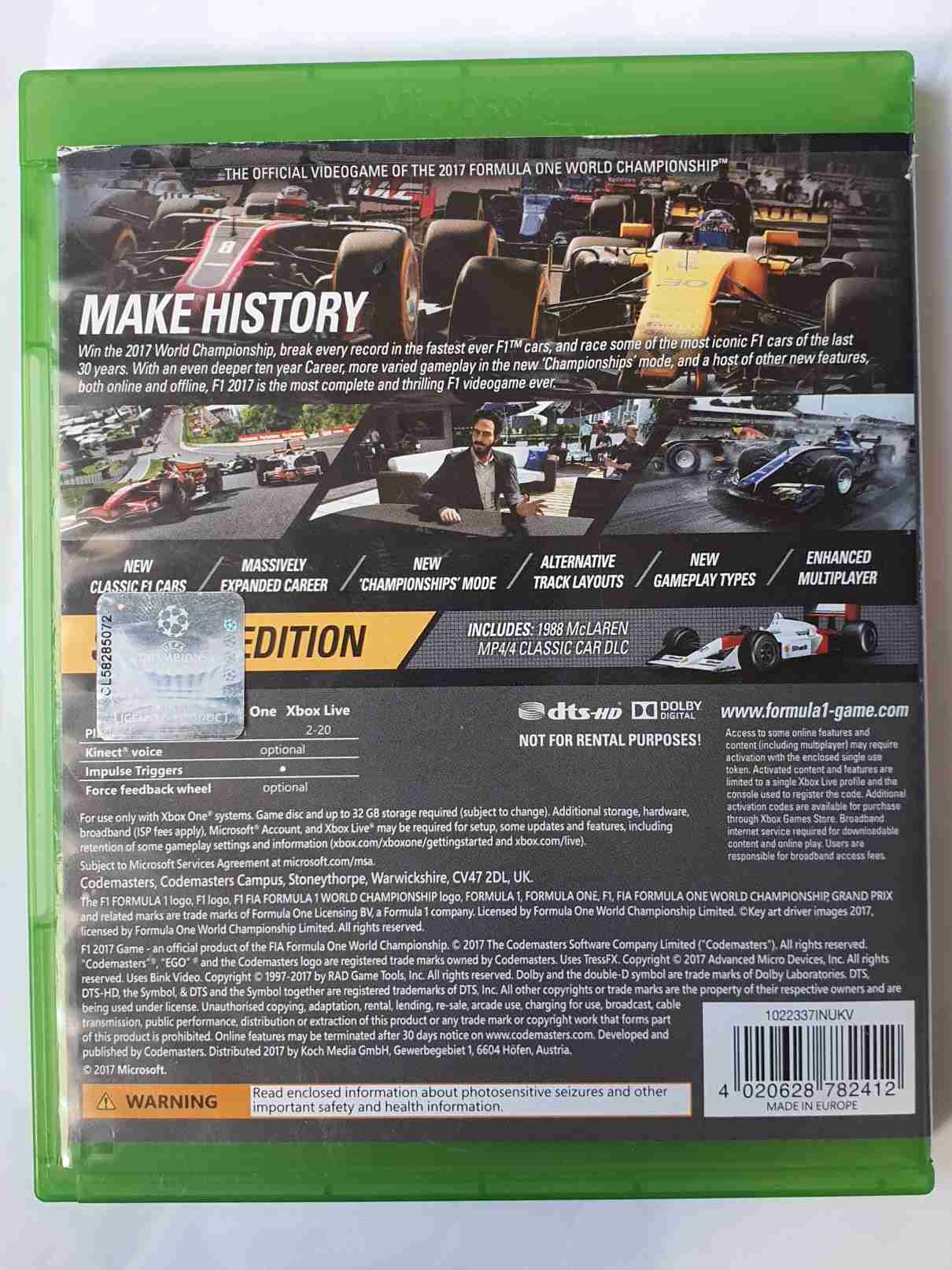 F1 2017 SPECIAL EDITION -EN-
