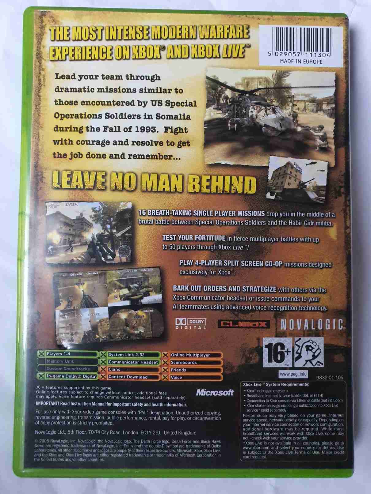 DELTA FORCE BLACK HAWK DOWN -EN-