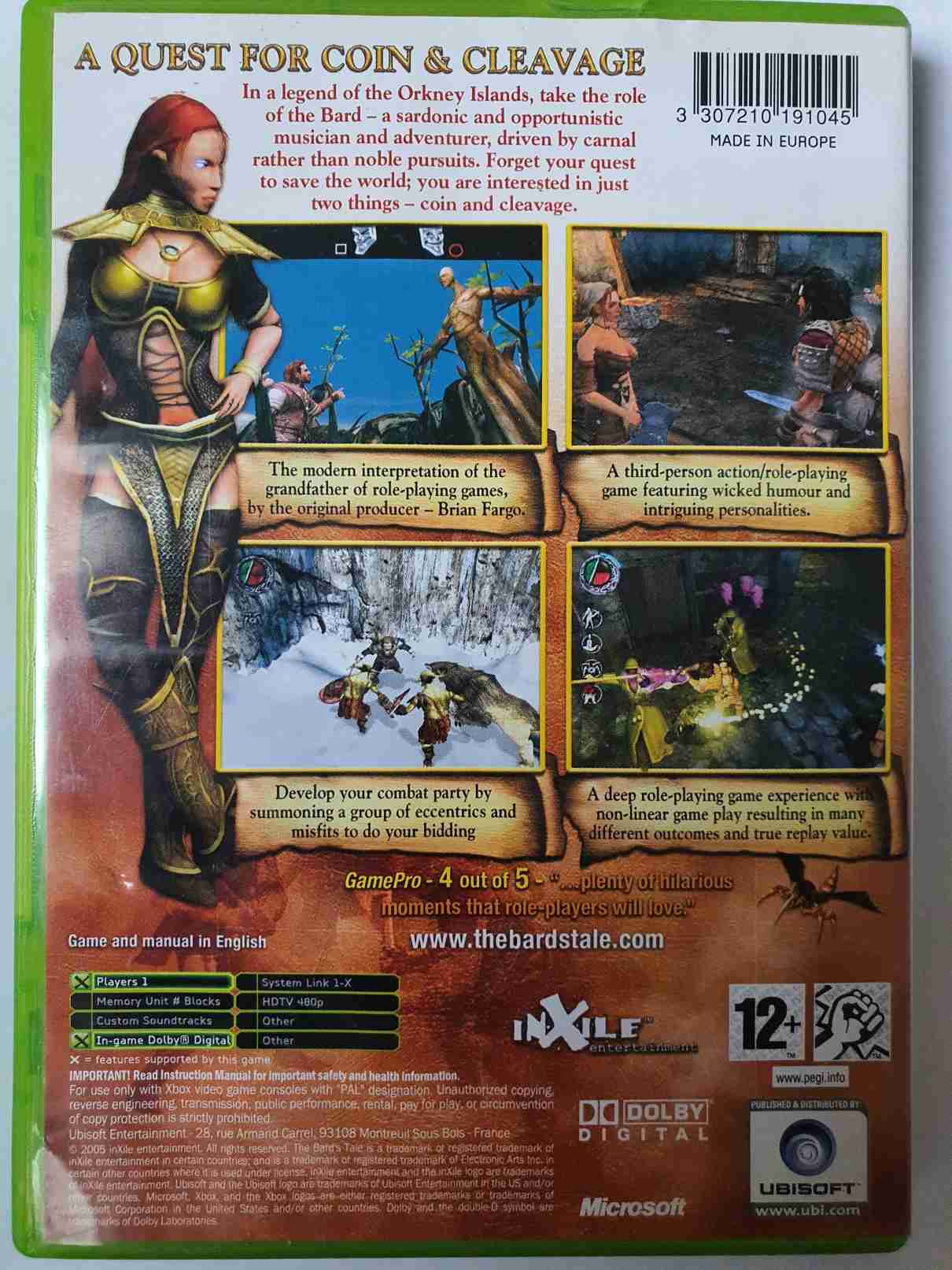 THE BARD,S TALE -EN-