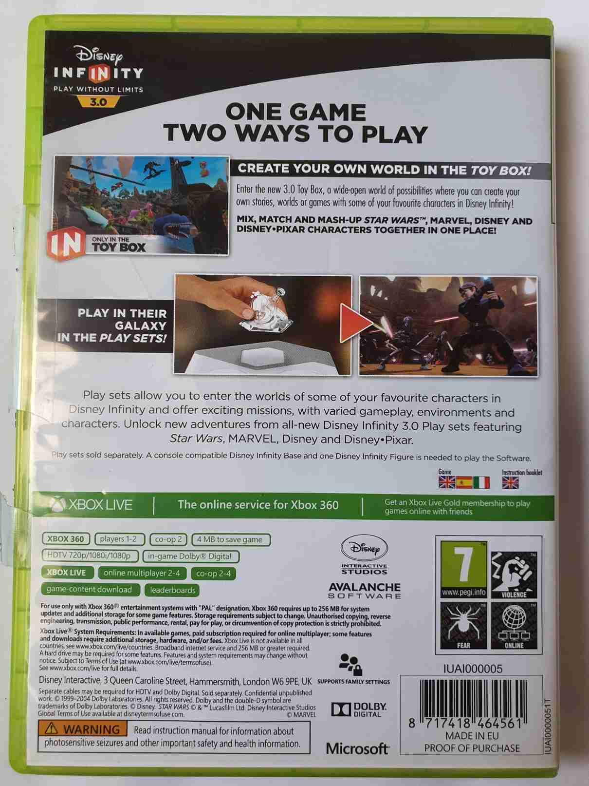 DISNEY INFINITY 3.0 -EN-