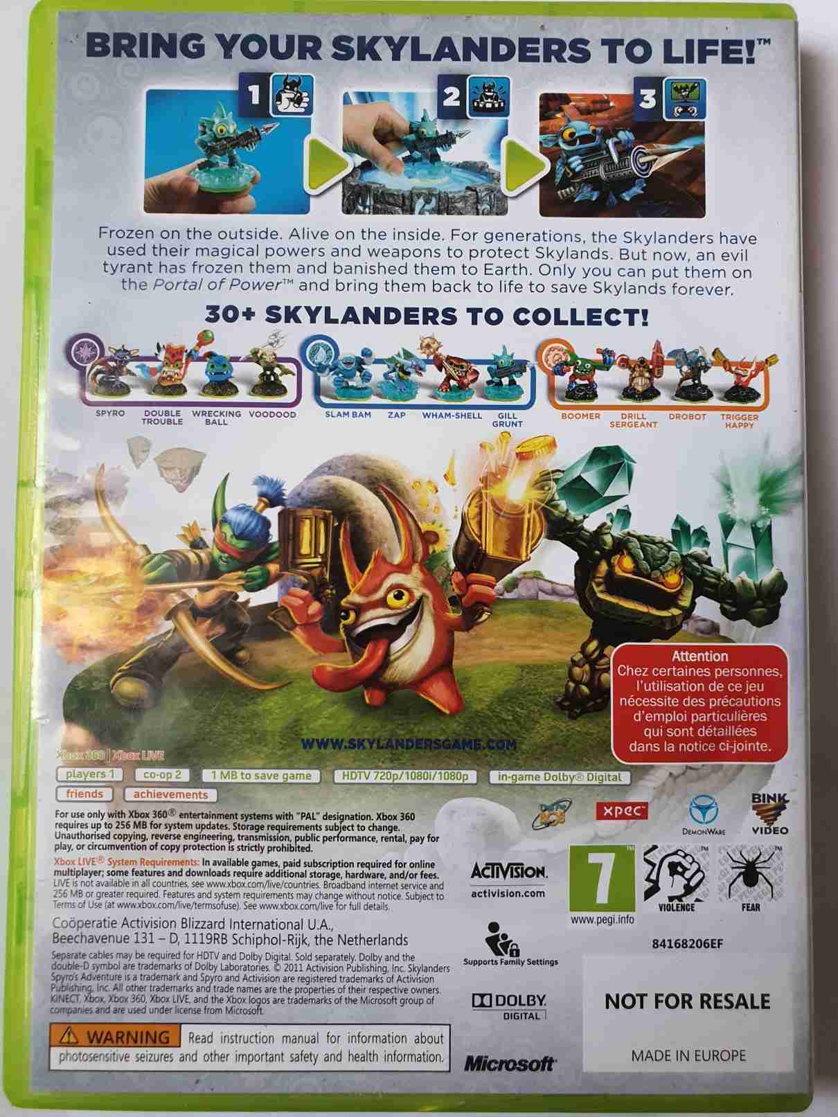 SKYLANDERS SPYRO,S ADVENTURE -EN-