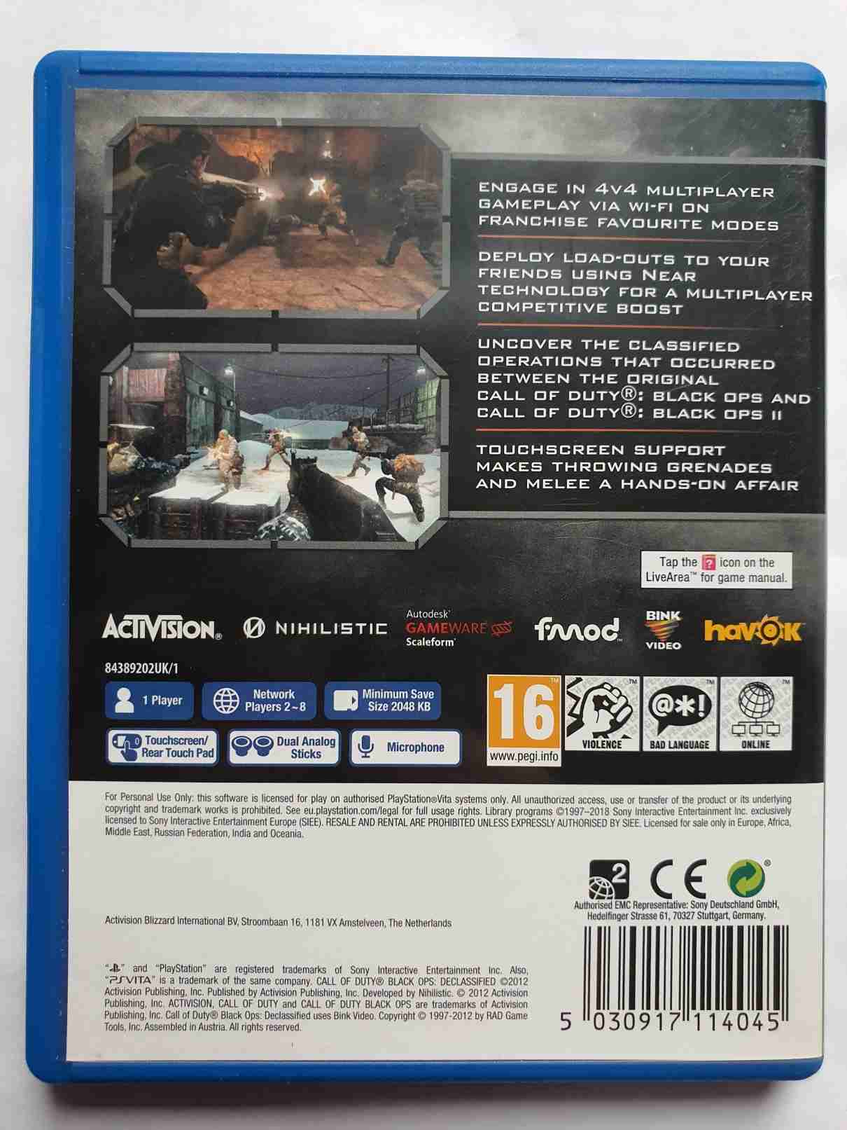 CALL OF DUTY BLACK OPS DECLASSIFIED -EN-