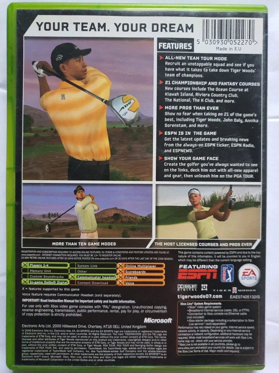 TIGER WOODS PGA TOUR 07 -EN-