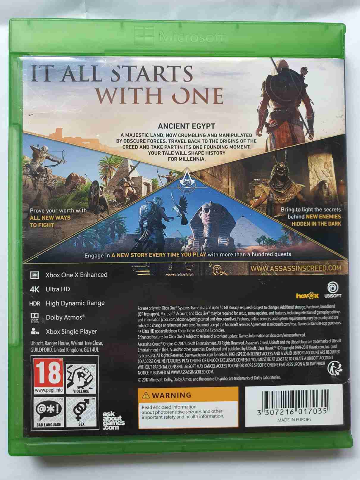 ASSASSIN,S CREED ORIGINS -EN-