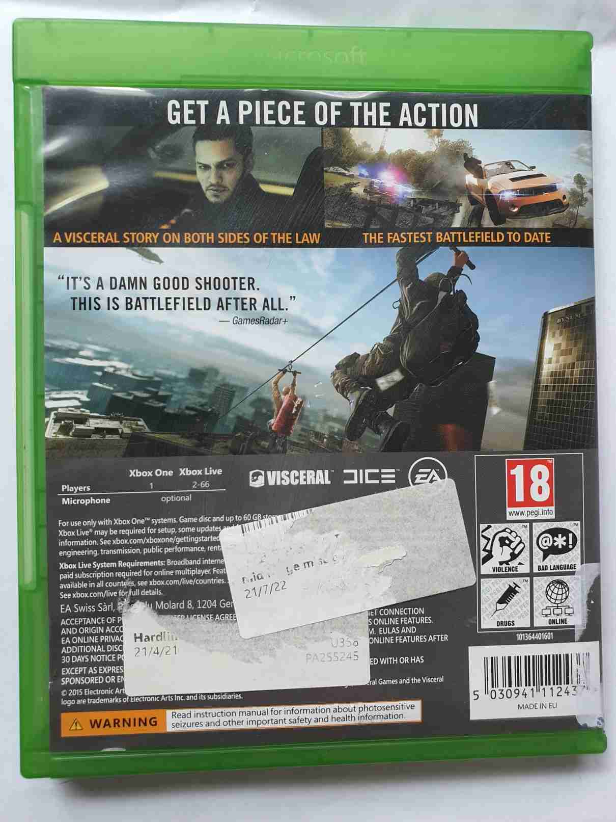 BATTLEFIELD HARDLINE -EN-