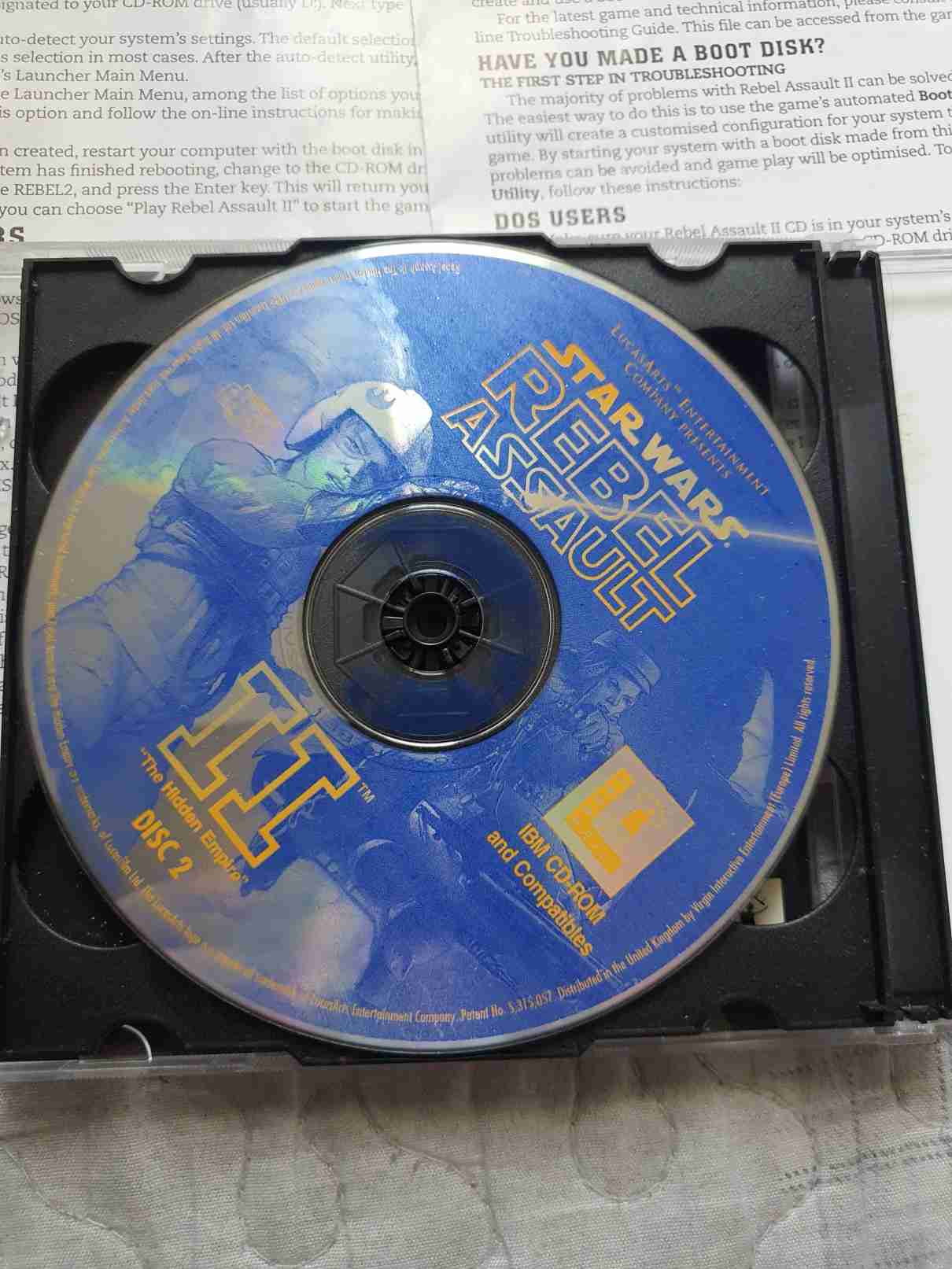 STAR WARS - REBEL ASSAULT 2 -THE HIDEN EMPIRE 