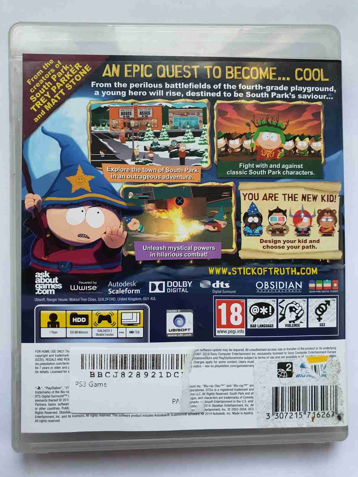 SOUTH PARK THE STICK OF TRUTH -EN-