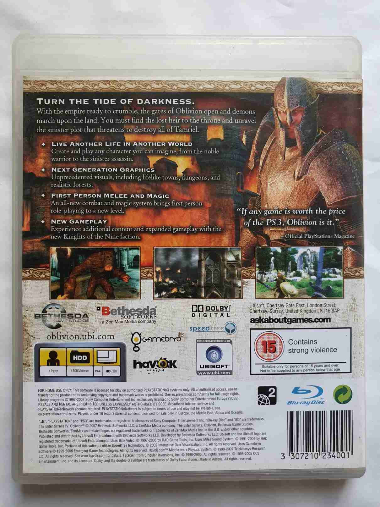 THE ELDER SCROLLS IV - OBLIVION 