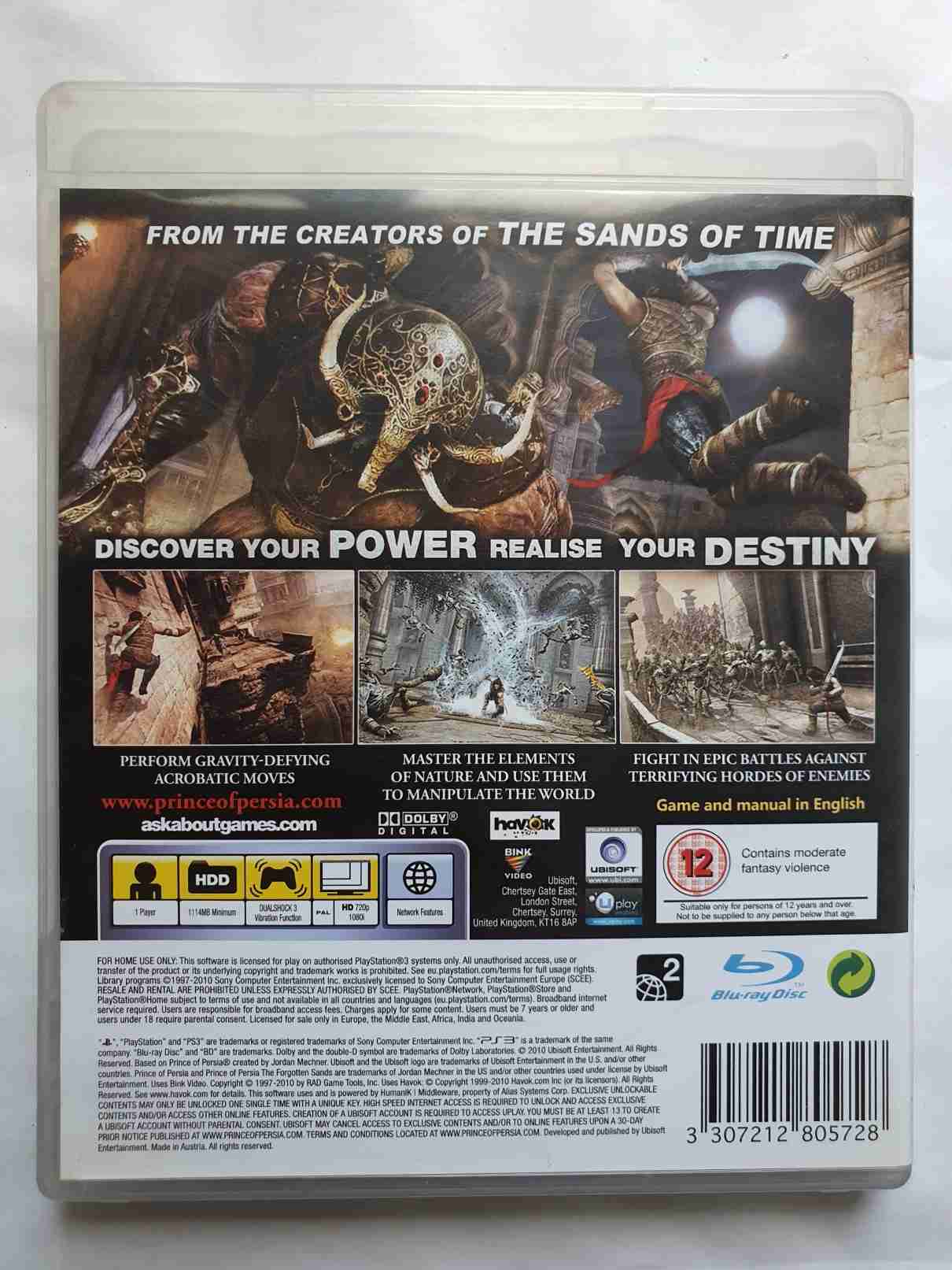 PRINCE OF PERSIA - THE FORGOTEN SANDS