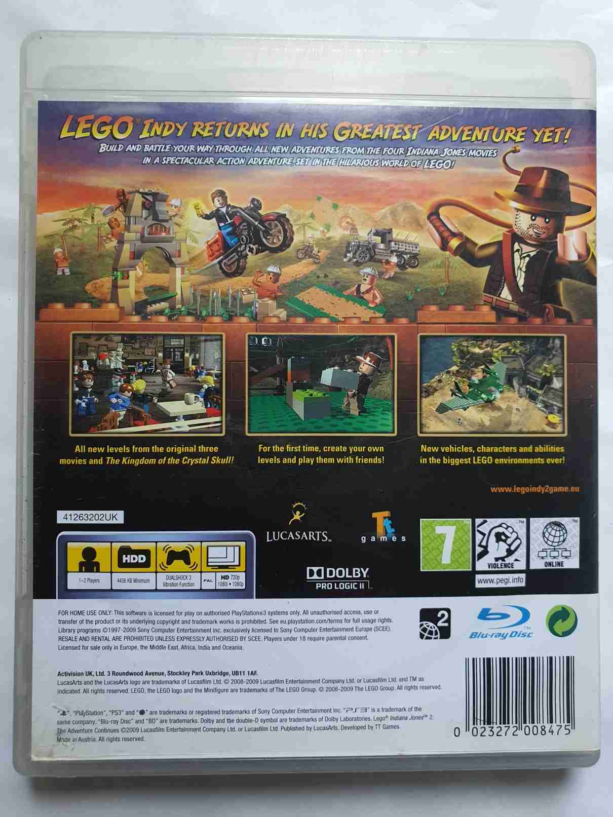 LEGO INDIANA JONES 2 - THE ADVENTURE CONTINUES -EN-