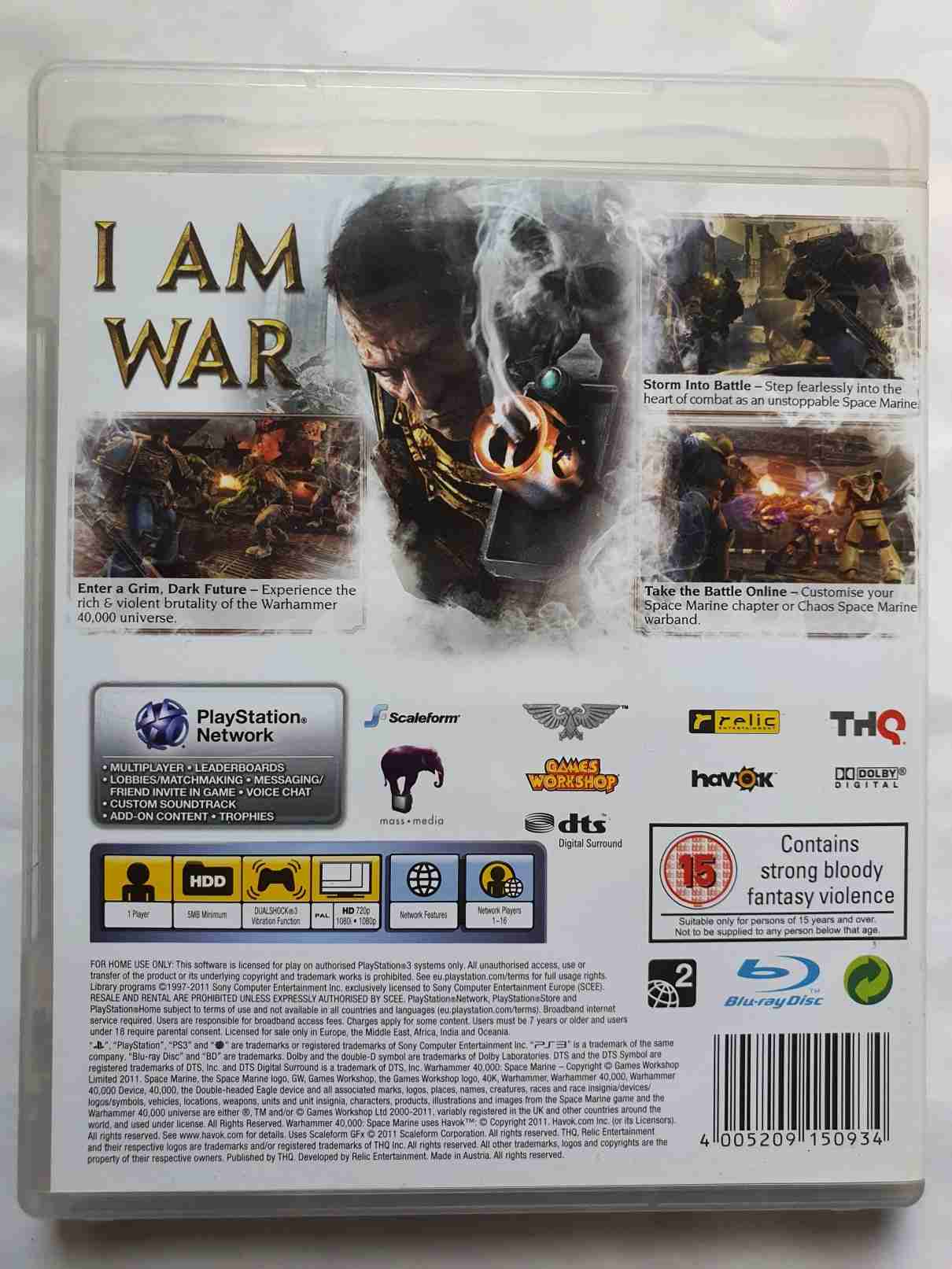 WARHAMMER 40,000 SPACE MARINE -EN-