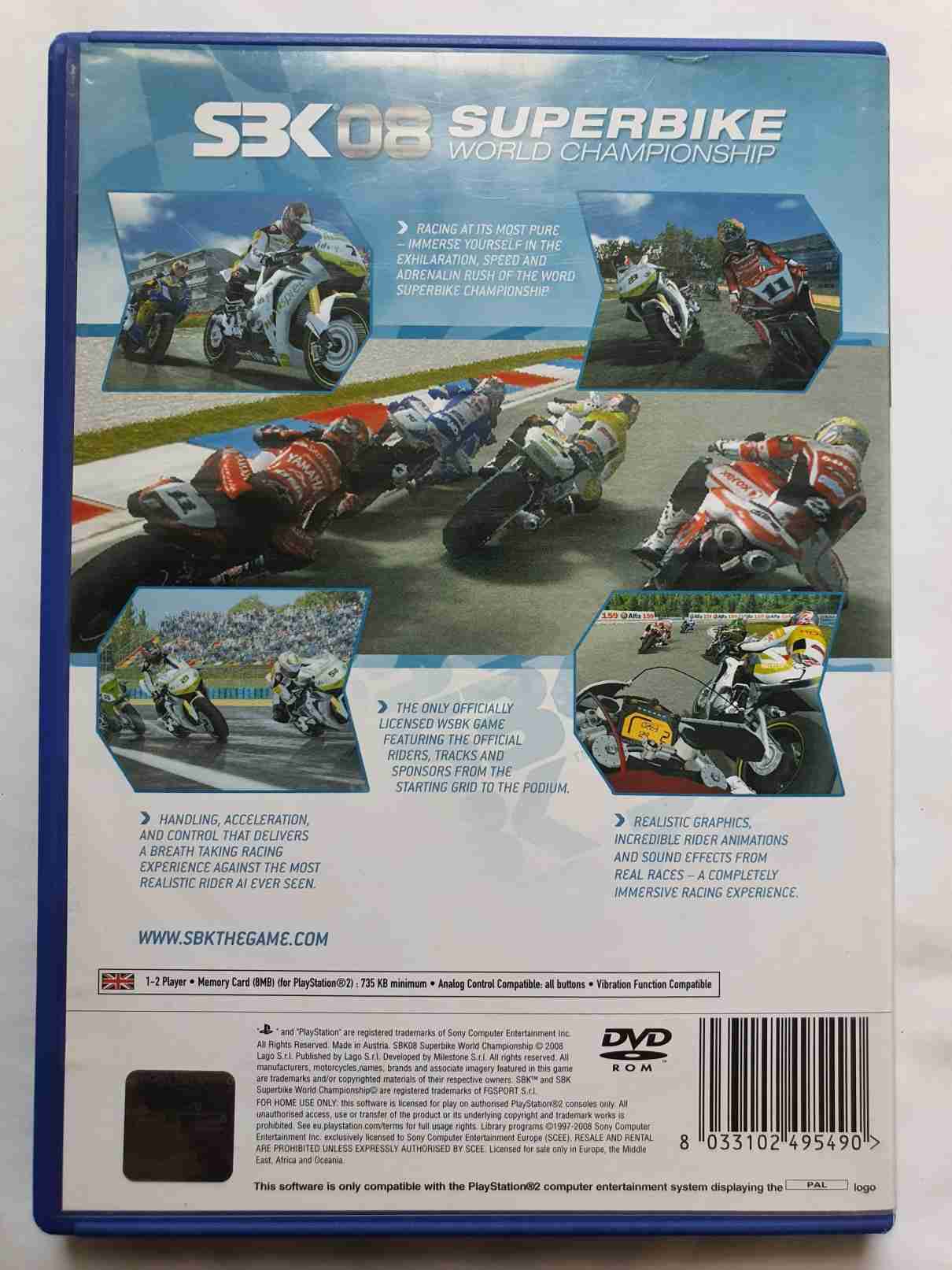 SBK 08 SUPERBIKE WORLD CHAMPIONSCHIP -EN-